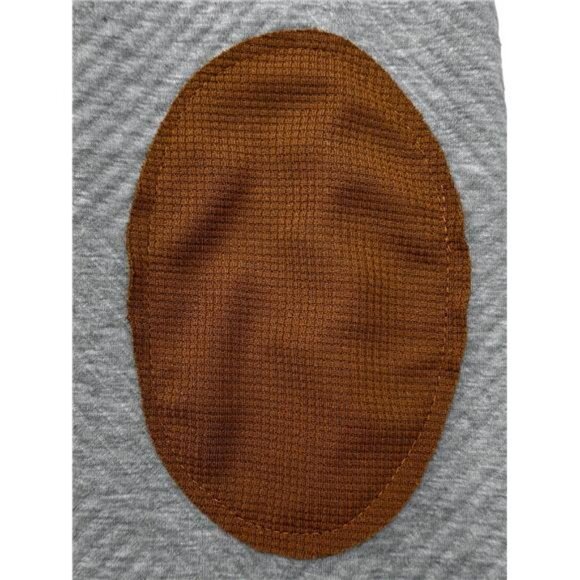 NWT Men's Grey Hooded Cardigan with Brown Buttons Multiple Sizes - Picture 5 of 5